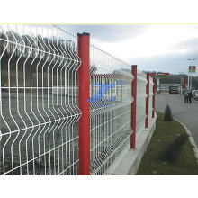 PVC Coated Curve Wire Mesh Fencing ISO9001: 2008